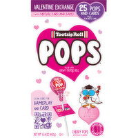 Tootsie Pops Valentine Exchange Box - 25 Each
